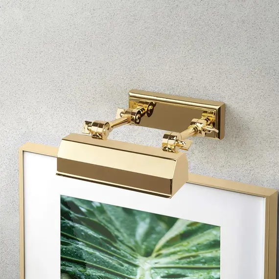 Аплик за картина Chawton 1xE14 Small Polished Brass Elstead Lighting CHAWTON-PLS-PB | Osvetlenieto.bg