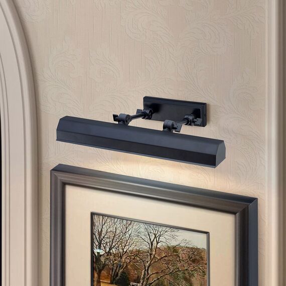 Аплик за картина Chawton 2xE14 Medium Picture Black Elstead Lighting CHAWTON-PLM-BLK | Osvetlenieto.bg