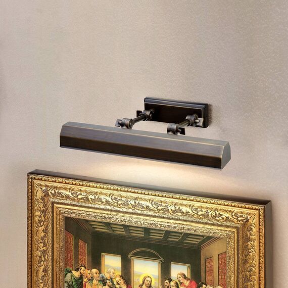 Аплик за картина Chawton 2xE14 Medium Picture Dark Bronze Elstead Lighting CHAWTON-PLM-DB | Osvetlenieto.bg