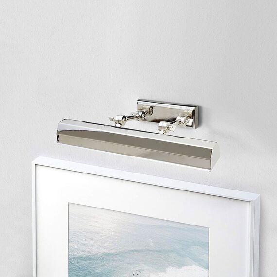 Аплик за картина Chawton 2xE14 Medium Picture Polished Nickel Elstead Lighting CHAWTON-PLM-PN | Osvetlenieto.bg