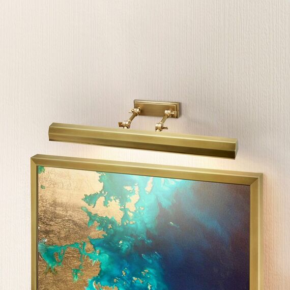 Аплик за картина Chawton 4xE14 Large Aged Brass Elstead Lighting CHAWTON-PLL-AB | Osvetlenieto.bg