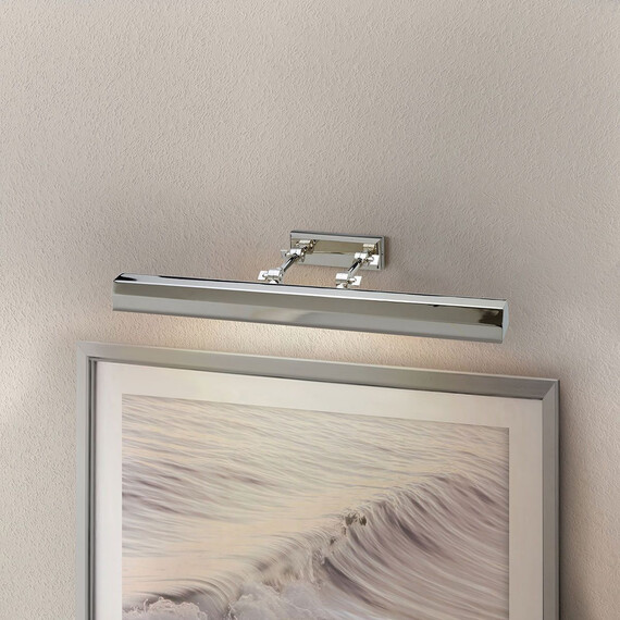 Аплик за картина Chawton 4xE14 Large Polished Nickel Elstead Lighting CHAWTON-PLL-PN | Osvetlenieto.bg