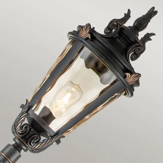 Градински стълб Baltimore 1xE27 Large Weathered Bronze Elstead Lighting BT5-L | Osvetlenieto.bg