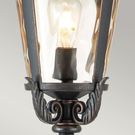 Градински стълб Baltimore 1xE27 Medium Pillar Weathered Bronze Elstead Lighting BT4-M | Osvetlenieto.bg
