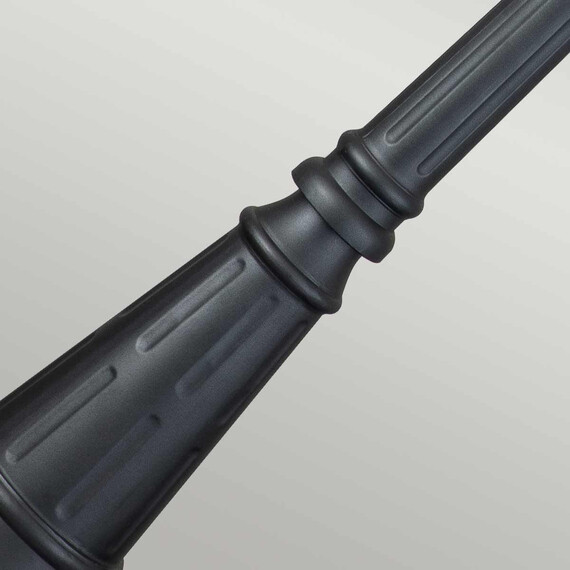 Градински стълб Chicago 1xE27 Single Head Textured Black Elstead Lighting CC5-M-BK | Osvetlenieto.bg