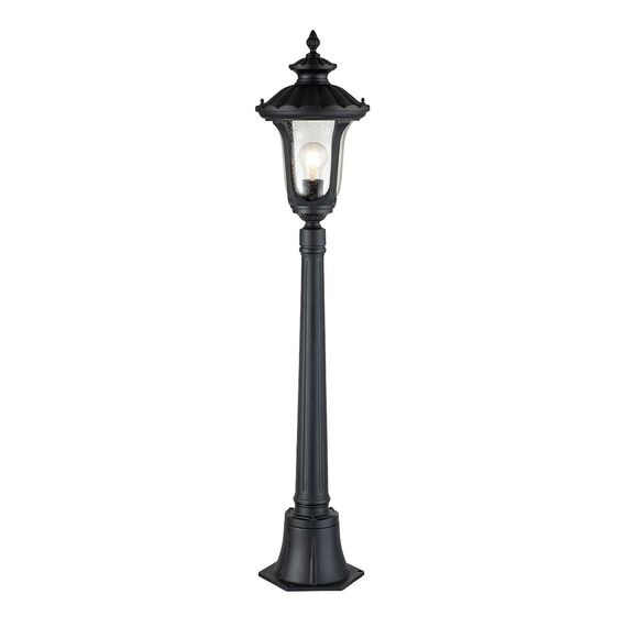 Градински стълб Chicago 1xE27 Small Textured Black Elstead Lighting CC4-S-BK | Osvetlenieto.bg