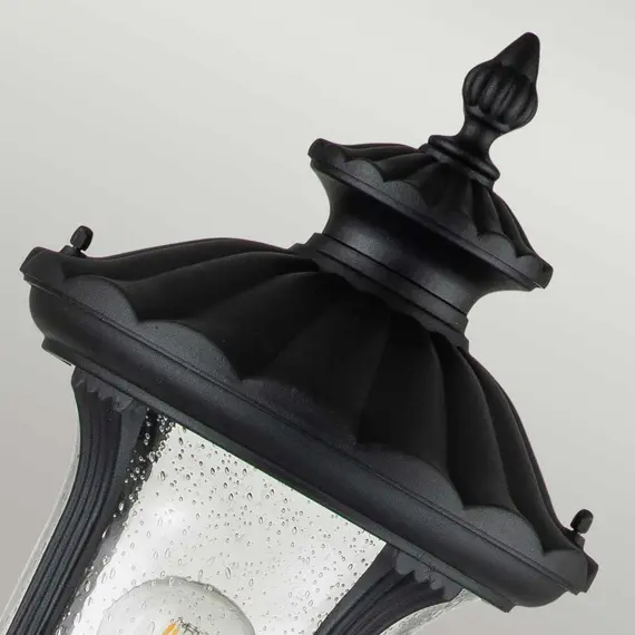 Градински стълб Chicago 1xE27 Small Textured Black Elstead Lighting CC4-S-BK | Osvetlenieto.bg