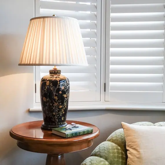 Настолна лампа Black Birds 1xE27 Black and Gold Elstead Lighting BLACKBIRDS-TL | Osvetlenieto.bg