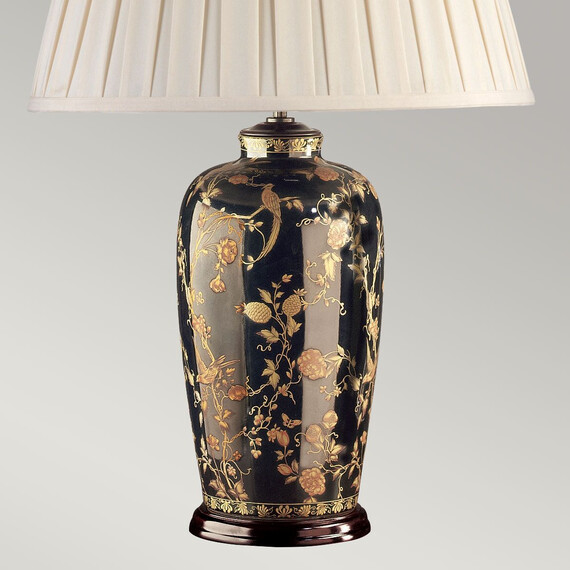 Настолна лампа Black Birds 1xE27 Black and Gold Elstead Lighting BLACKBIRDS-TL | Osvetlenieto.bg