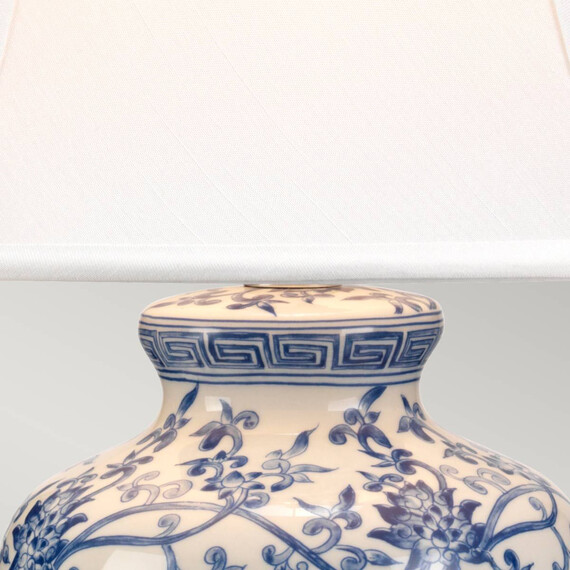 Настолна лампа Blue Ginger Jar 1xE27 Blue and White Elstead Lighting BLUE-G-JAR-TL | Osvetlenieto.bg