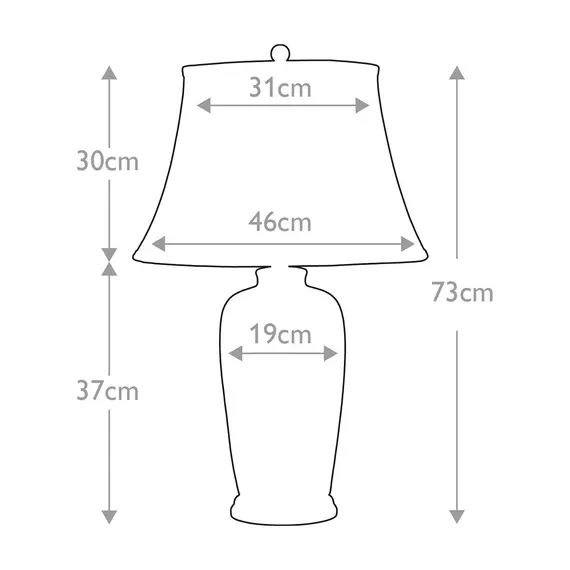 Настолна лампа Blue Traditional 1xE27 Blue and White Elstead Lighting BLUE-TRAD-WP-TL | Osvetlenieto.bg