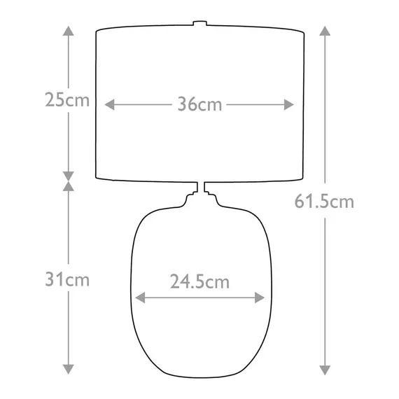 Настолна лампа Chalk Farm 1xE27 Light Grey/Chalk White Elstead Lighting CHALKFARM-TL | Osvetlenieto.bg