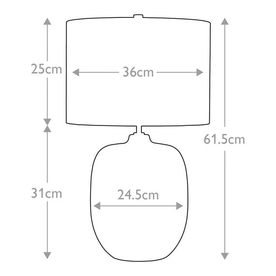 Настолна лампа Chalk Farm 1xE27 Light Grey/Chalk White Elstead Lighting CHALKFARM-TL | Osvetlenieto.bg