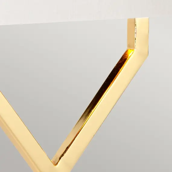 Настолна лампа Cross 1xE27 Polished Gold with Ivory Shade Elstead Lighting CROSS-TL-IVORY | Osvetlenieto.bg