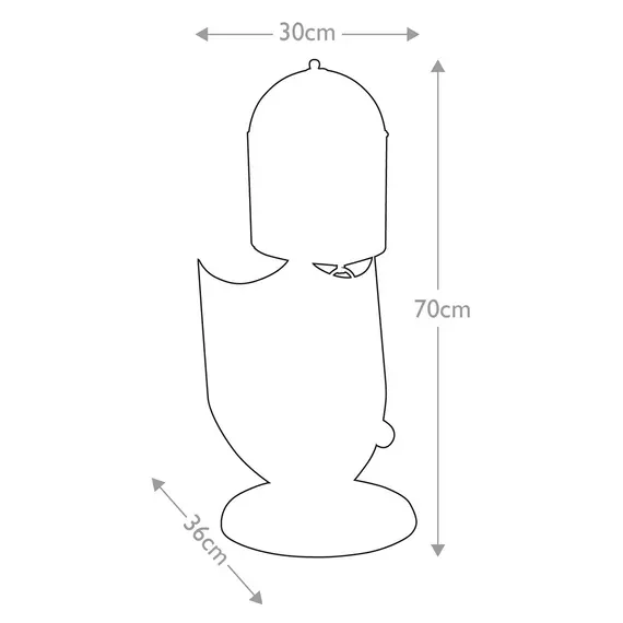 Настолна лампа Crusader 1xGX53 Burnished Bronze Elstead Lighting CRUSADER-T-L | Osvetlenieto.bg