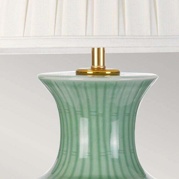 Настолна лампа Dalian 1xE27 Tall Empire Shade Celadon Designer's Lightbox DL-DALIAN-TL | Osvetlenieto.bg Настолна лампа Dalian 1xE27 Tall Empire Shade Celadon Designer's Lightbox DL-DALIAN-TL | Osvetlenieto.bg