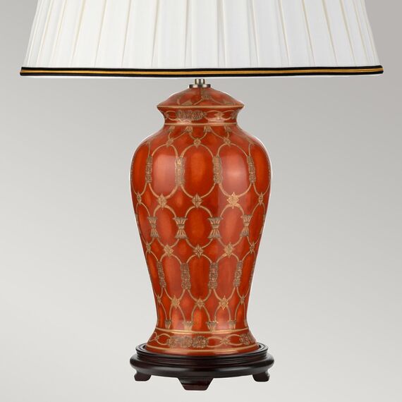 Настолна лампа Datai 1xE27 Terracotta and Gold Designer's Lightbox DL-DATAI-TL | Osvetlenieto.bg Настолна лампа Datai 1xE27 Terracotta and Gold Designer's Lightbox DL-DATAI-TL | Osvetlenieto.bg