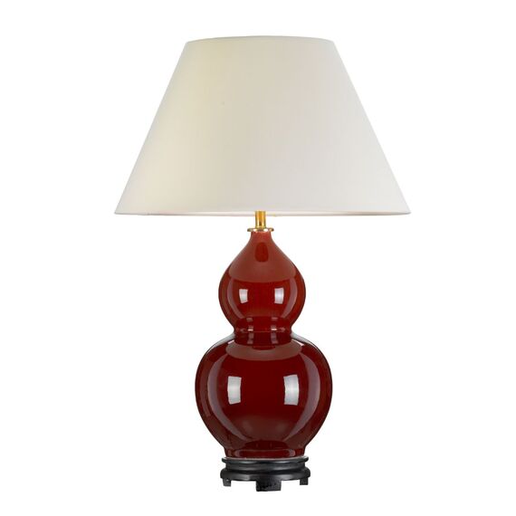 Настолна лампа Harbin Gourd 1xE27 Tall Empire Oxblood Designer's Lightbox DL-HARBIN-TL-OXB | Osvetlenieto.bg