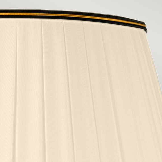 Настолна лампа Louviers 1xE27 Tall Empire Shade Oxblood and Gold Designer's Lightbox DL-LOUVIERS-TL | Osvetlenieto.bg