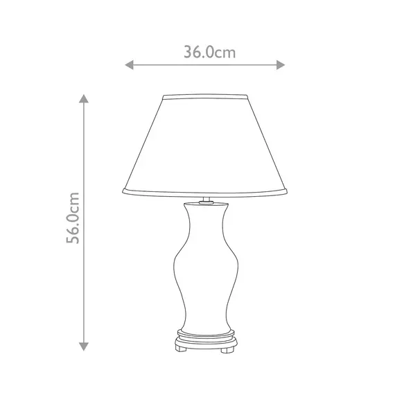 Настолна лампа Majin 1xE27 Oxblood Red Jar Polycotton shade Oxblood Elstead Lighting DL-MAJIN-SMALL-TL-OXB | Osvetlenieto.bg