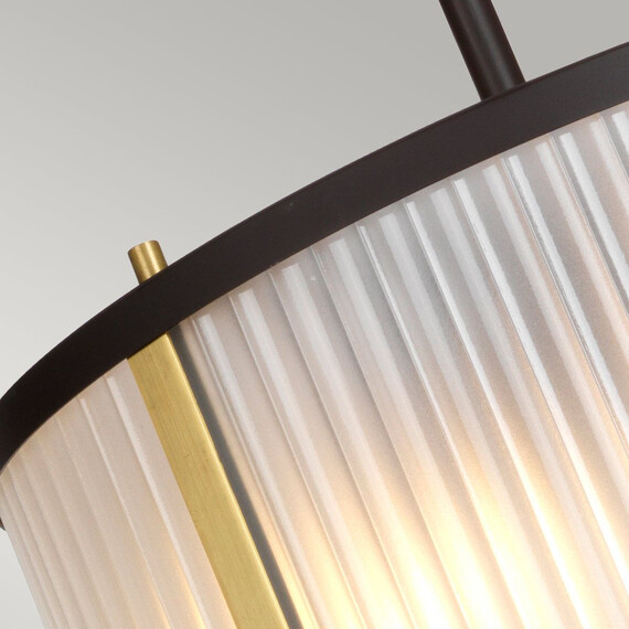 Пендел Corona 2xE27 Museum Bronze Dark Brown Painted Aged Brass Elstead Lighting DL-CORONA-2P-BAB | Osvetlenieto.bg