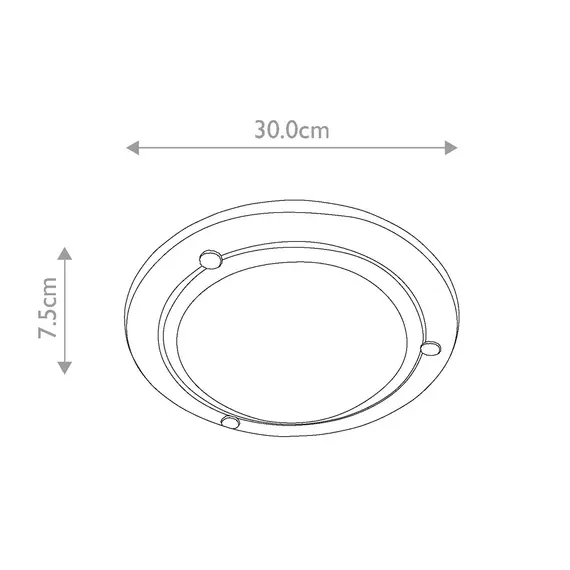 Плафон Berwick 1xE27 Black Elstead Lighting BERWICK-F-BLACK | Osvetlenieto.bg