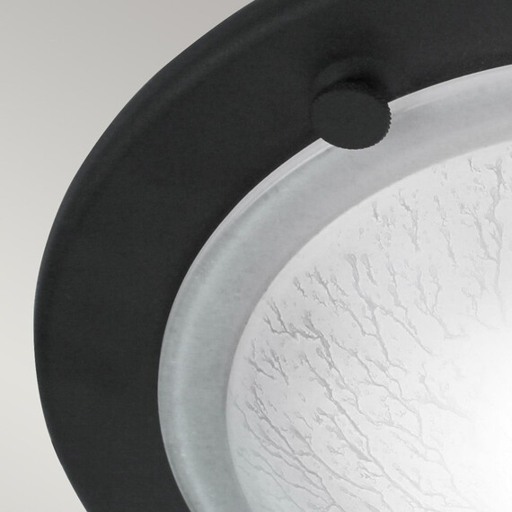 Плафон Berwick 1xE27 Black Elstead Lighting BERWICK-F-BLACK | Osvetlenieto.bg