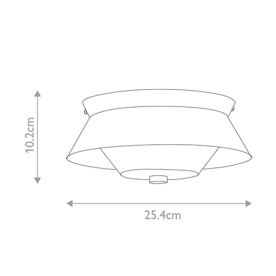 Плафон Bowtie 2xE14 Matte Black Elstead Lighting BOWTIE-F-MB | Osvetlenieto.bg