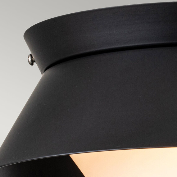 Плафон Bowtie 2xE14 Matte Black Elstead Lighting BOWTIE-F-MB | Osvetlenieto.bg