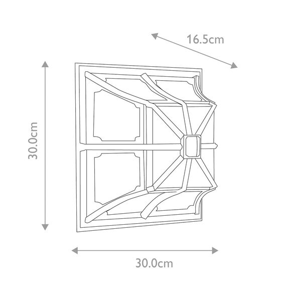 Плафон Chapel 1xE27 Lantern Black Elstead Lighting CP12-BLACK | Osvetlenieto.bg