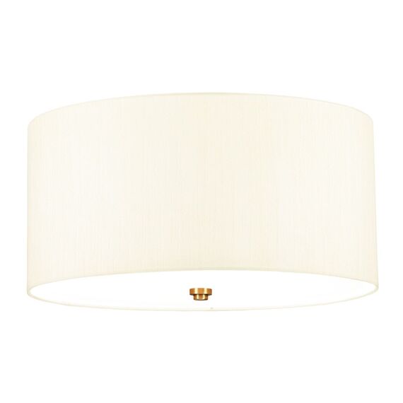 Плафон Fletcher18" 3xE27 Aged Brass Ivory Shade Designer's Lightbox DL-FLETCHER18-3LT-IV-AB | Osvetlenieto.bg