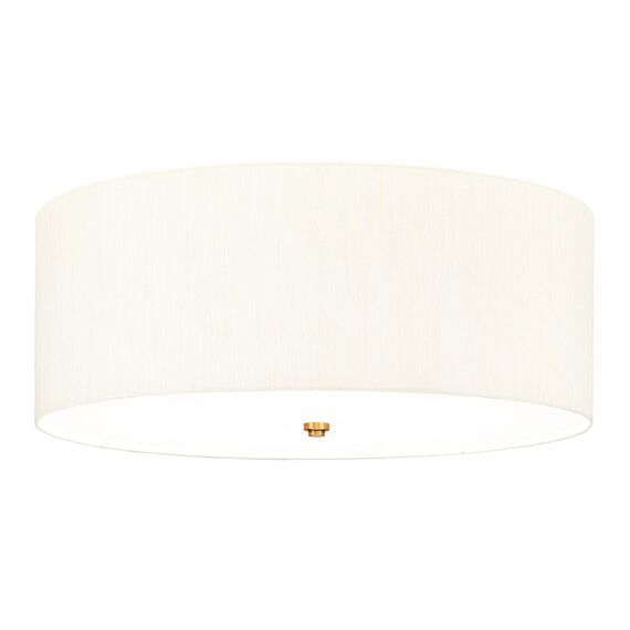 Плафон Fletcher26" 5xE27 Aged Brass Ivory Shade Designer's Lightbox DL-FLETCHER26-5LT-IV-AB | Osvetlenieto.bg