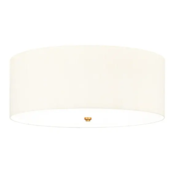 Плафон Fletcher26" 5xE27 Aged Brass Ivory Shade Designer's Lightbox DL-FLETCHER26-5LT-IV-AB | Osvetlenieto.bg