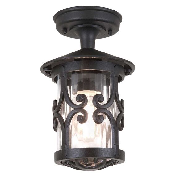 Плафон Hereford 1xE27 Black Elstead Lighting BL13A-BLACK | Osvetlenieto.bg