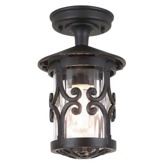 Плафон Hereford 1xE27 Black Elstead Lighting BL13A-BLACK | Osvetlenieto.bg