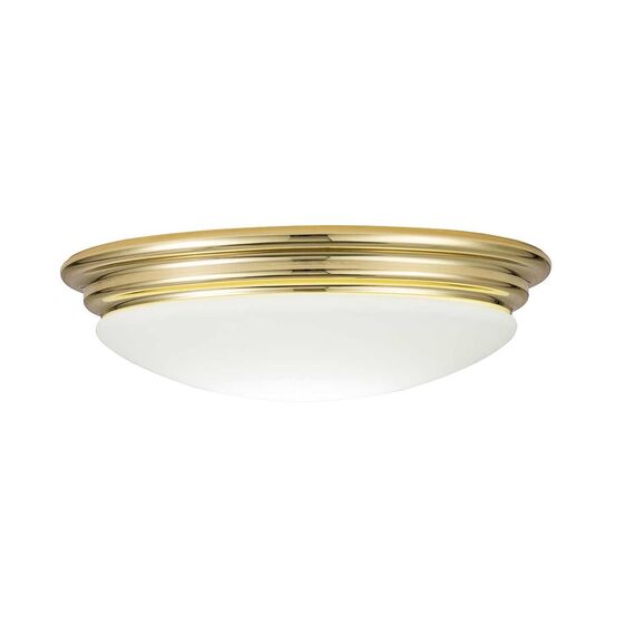 Плафон за баня Brompton 1xGX53 Polished Brass Elstead Lighting BATH-BROMPTON-F-PB | Osvetlenieto.bg