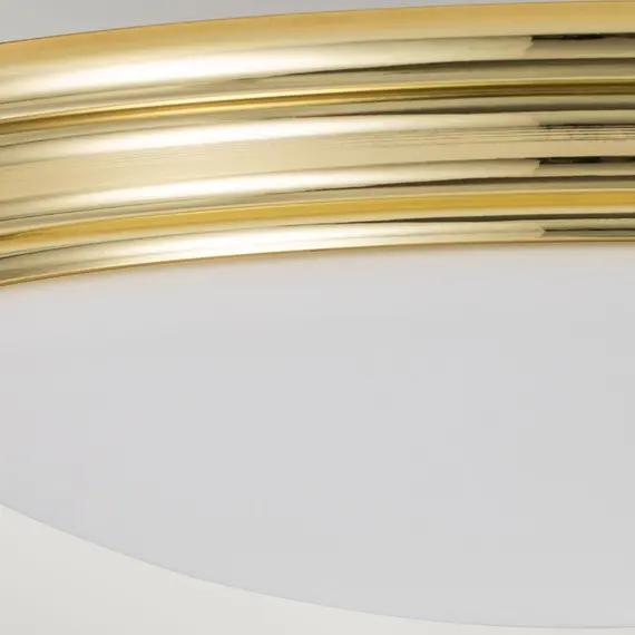 Плафон за баня Brompton 1xGX53 Polished Brass Elstead Lighting BATH-BROMPTON-F-PB | Osvetlenieto.bg