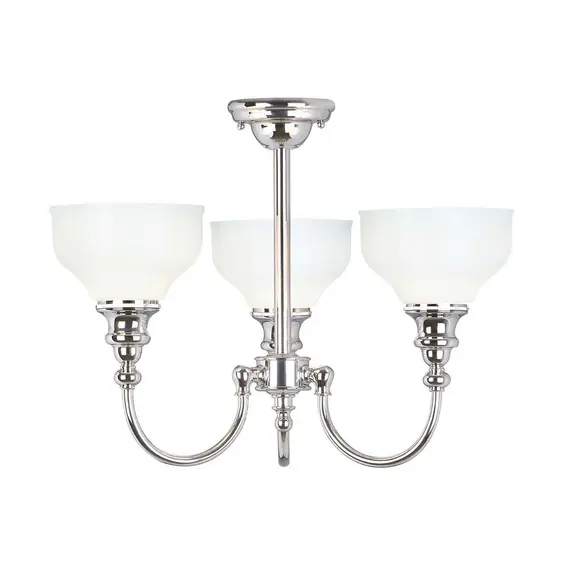 Плафон за баня Cheadle 3xG9 Polished Chrome Elstead Lighting BATH-CD3 | Osvetlenieto.bg