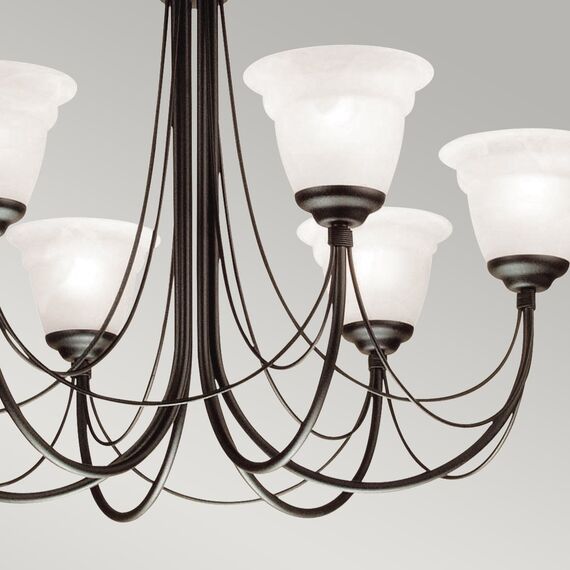 Полилей Carisbrooke 6xE14 Black Elstead Lighting CB6-BLACK | Osvetlenieto.bg Полилей Carisbrooke 6xE14 Black Elstead Lighting CB6-BLACK | Osvetlenieto.bg