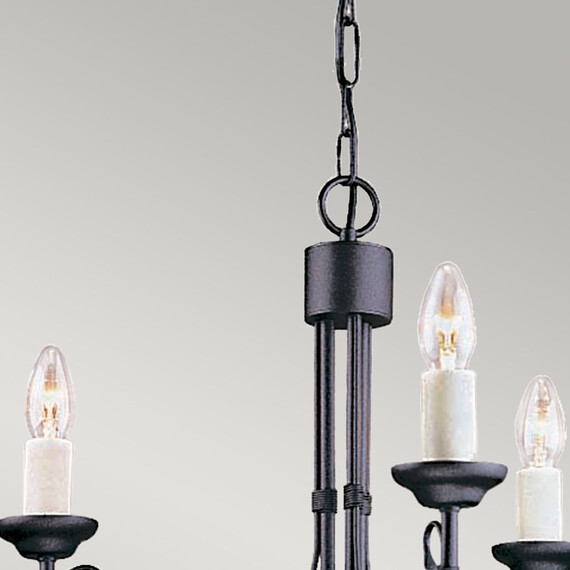 Полилей Chartwell 3xE14 Black Elstead Lighting CH3-BLACK | Osvetlenieto.bg