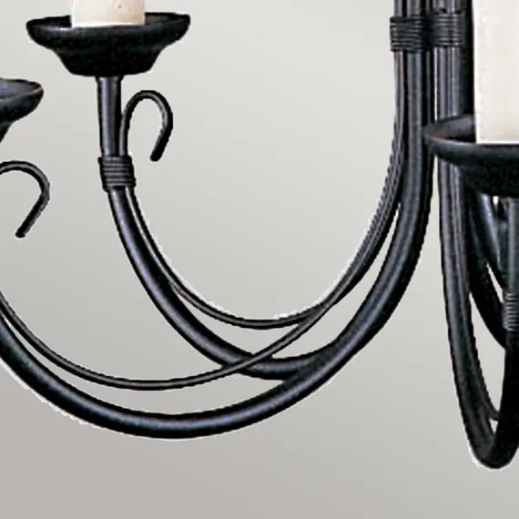 Полилей Chartwell 5xE14 Black Elstead Lighting CH5-BLACK | Osvetlenieto.bg