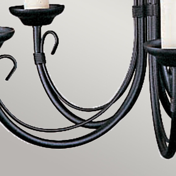 Полилей Chartwell 5xE14 Black Elstead Lighting CH5-BLACK | Osvetlenieto.bg