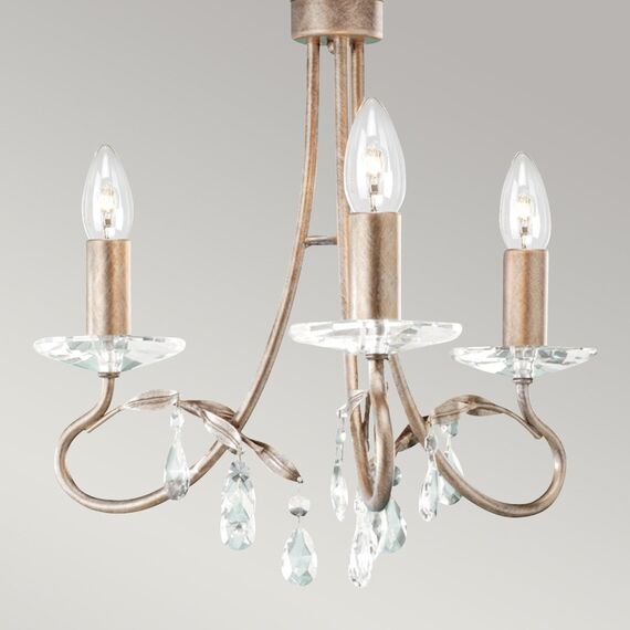 Полилей Christina 3xE14 Silver Gold Patina Elstead Lighting CRT3-SILVER-GOLD | Osvetlenieto.bg Полилей Christina 3xE14 Silver Gold Patina Elstead Lighting CRT3-SILVER-GOLD | Osvetlenieto.bg