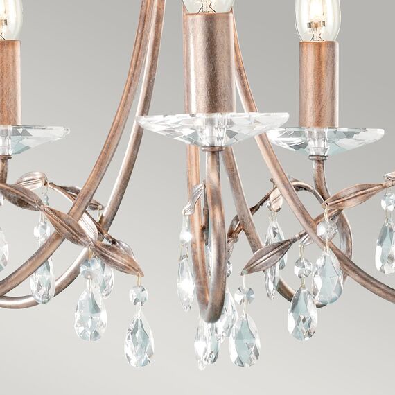 Полилей Christina 5xE14 Silver Gold Patina Elstead Lighting CRT5-SILVER-GOLD | Osvetlenieto.bg Полилей Christina 5xE14 Silver Gold Patina Elstead Lighting CRT5-SILVER-GOLD | Osvetlenieto.bg