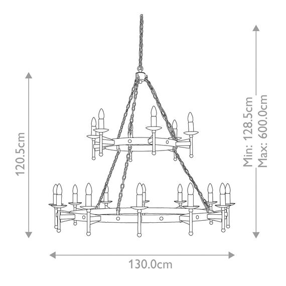 Полилей Cromwell 18xE14 Old Bronze Elstead Lighting CW18-OLD-BRZ | Osvetlenieto.bg Полилей Cromwell 18xE14 Old Bronze Elstead Lighting CW18-OLD-BRZ | Osvetlenieto.bg