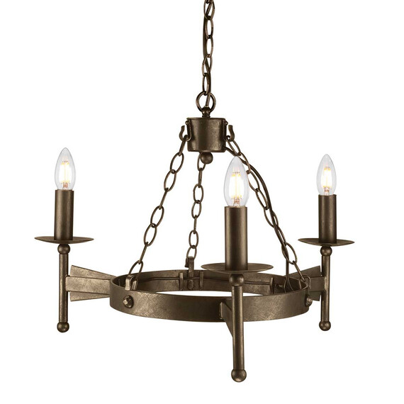 Полилей Cromwell 3xE14 Old Bronze Elstead Lighting CW3-OLD-BRZ | Osvetlenieto.bg
