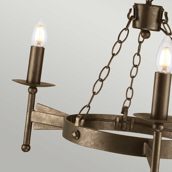 Полилей Cromwell 3xE14 Old Bronze Elstead Lighting CW3-OLD-BRZ | Osvetlenieto.bg