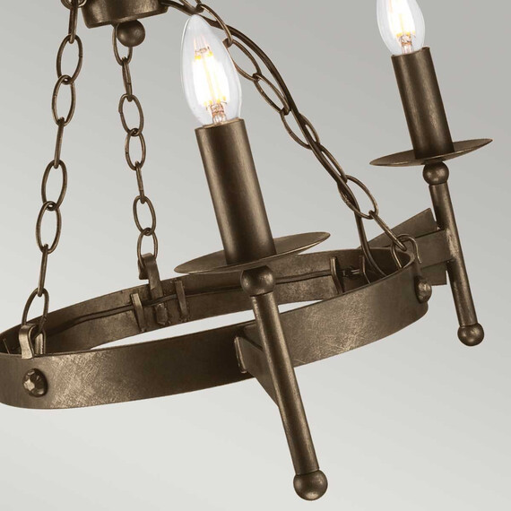 Полилей Cromwell 3xE14 Old Bronze Elstead Lighting CW3-OLD-BRZ | Osvetlenieto.bg