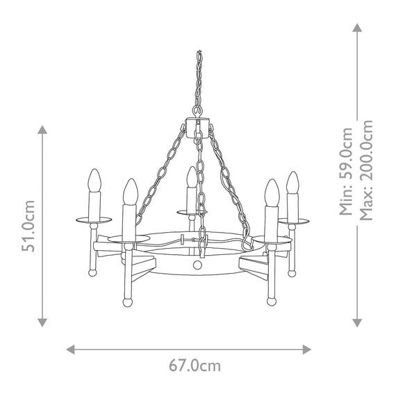 Полилей Cromwell 5xE14 Old Bronze Elstead Lighting CW5-OLD-BRZ | Osvetlenieto.bg Полилей Cromwell 5xE14 Old Bronze Elstead Lighting CW5-OLD-BRZ | Osvetlenieto.bg