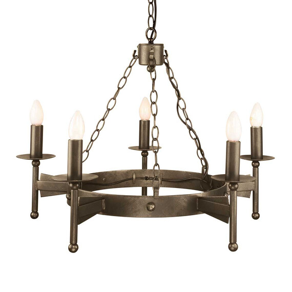 Полилей Cromwell 5xE14 Old Bronze Elstead Lighting CW5-OLD-BRZ | Osvetlenieto.bg